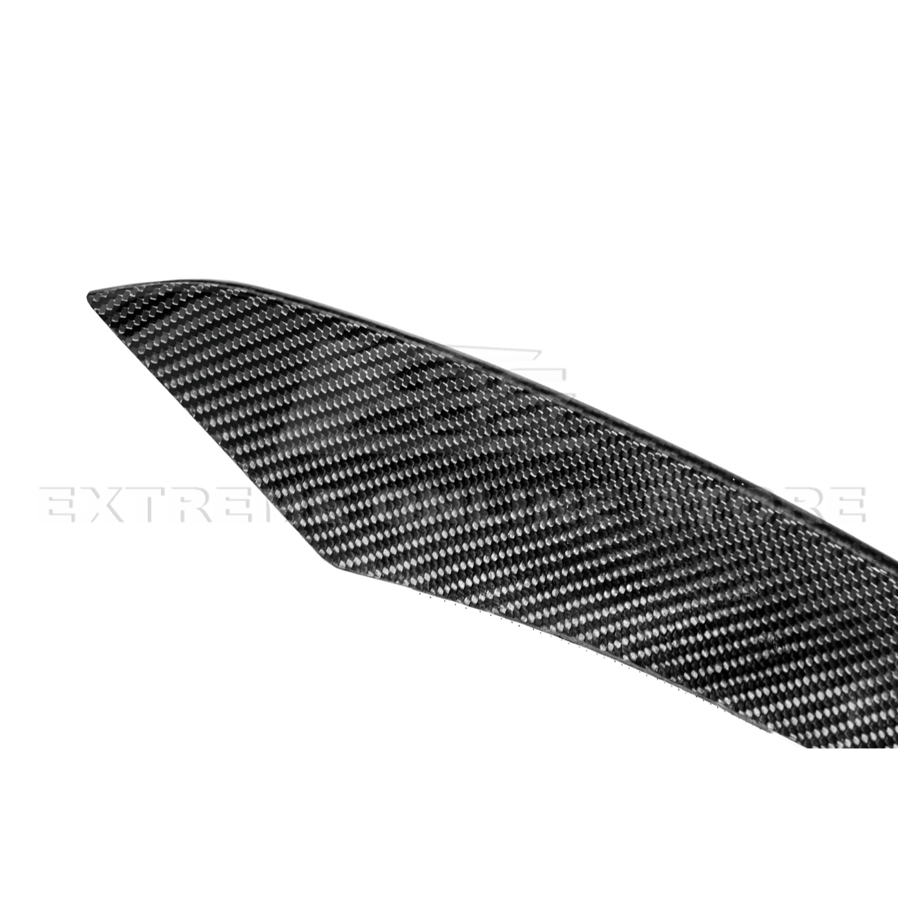 Ford Mustang S550 GT350 Style Dry Carbon Fiber Front Fog Light Eyebrow Covers 2015-2020