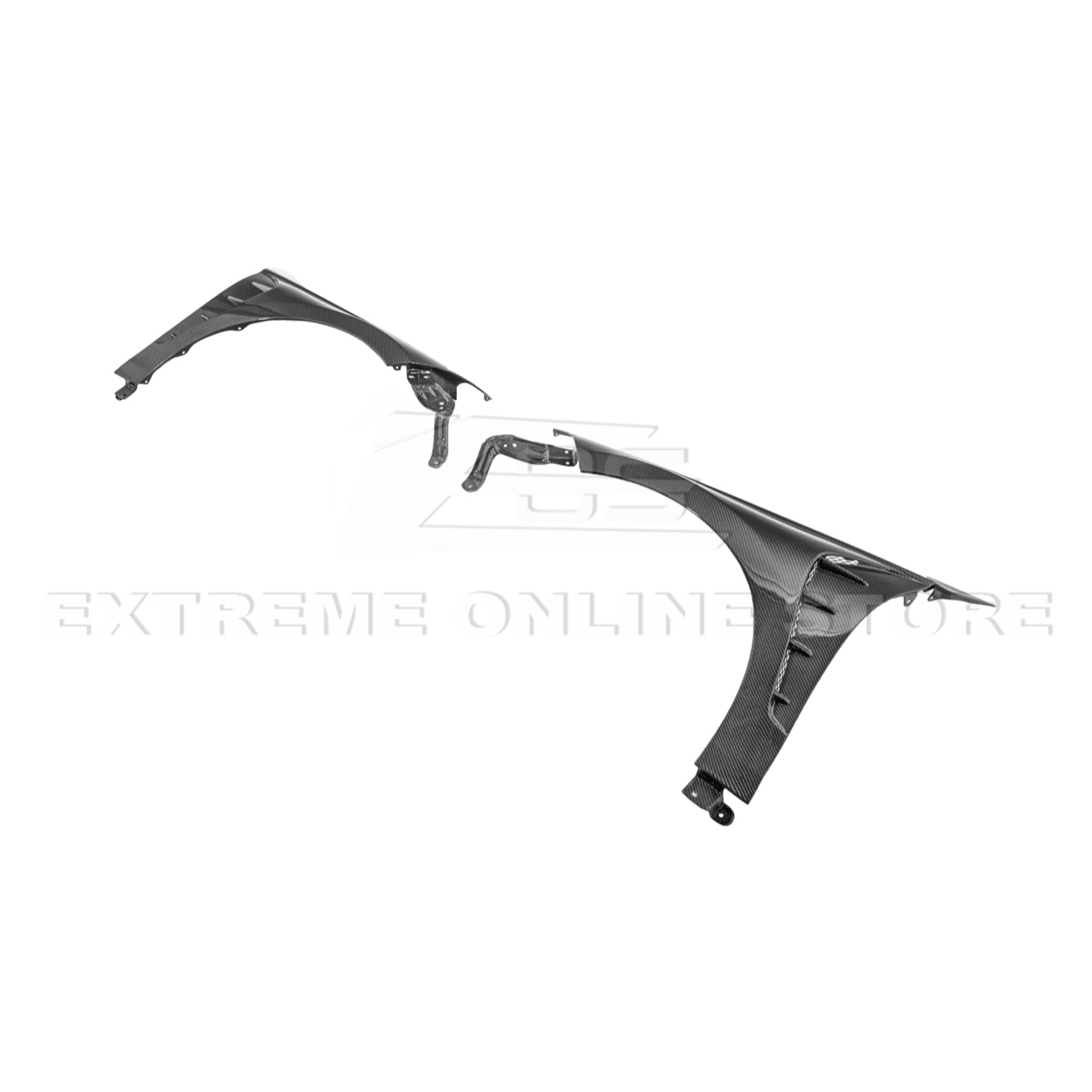 Honda Civic 11th Gen Varis Style Carbon Fiber Front Vented Hood with FL5 Fender Kit 2022-Up