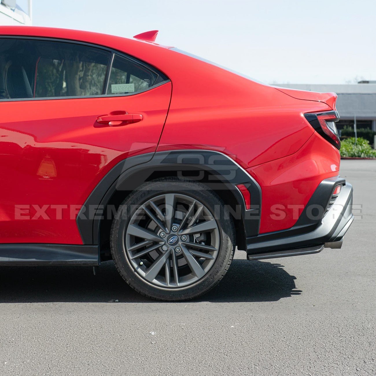 Subaru WRX VB Performance Style Matte Gloss Carbon Rear Bumper Apron Lip Splitter 2022-Up
