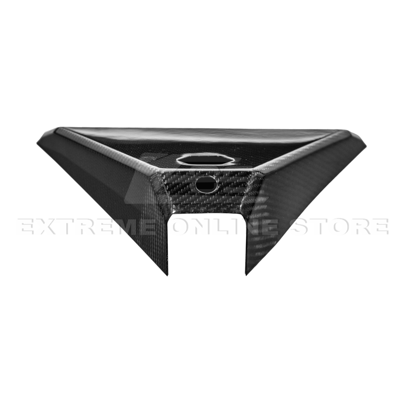 Tesla Cybertruck Factory Style Dry Carbon Fiber Rear View Mirror Upper Cover 2024-Up