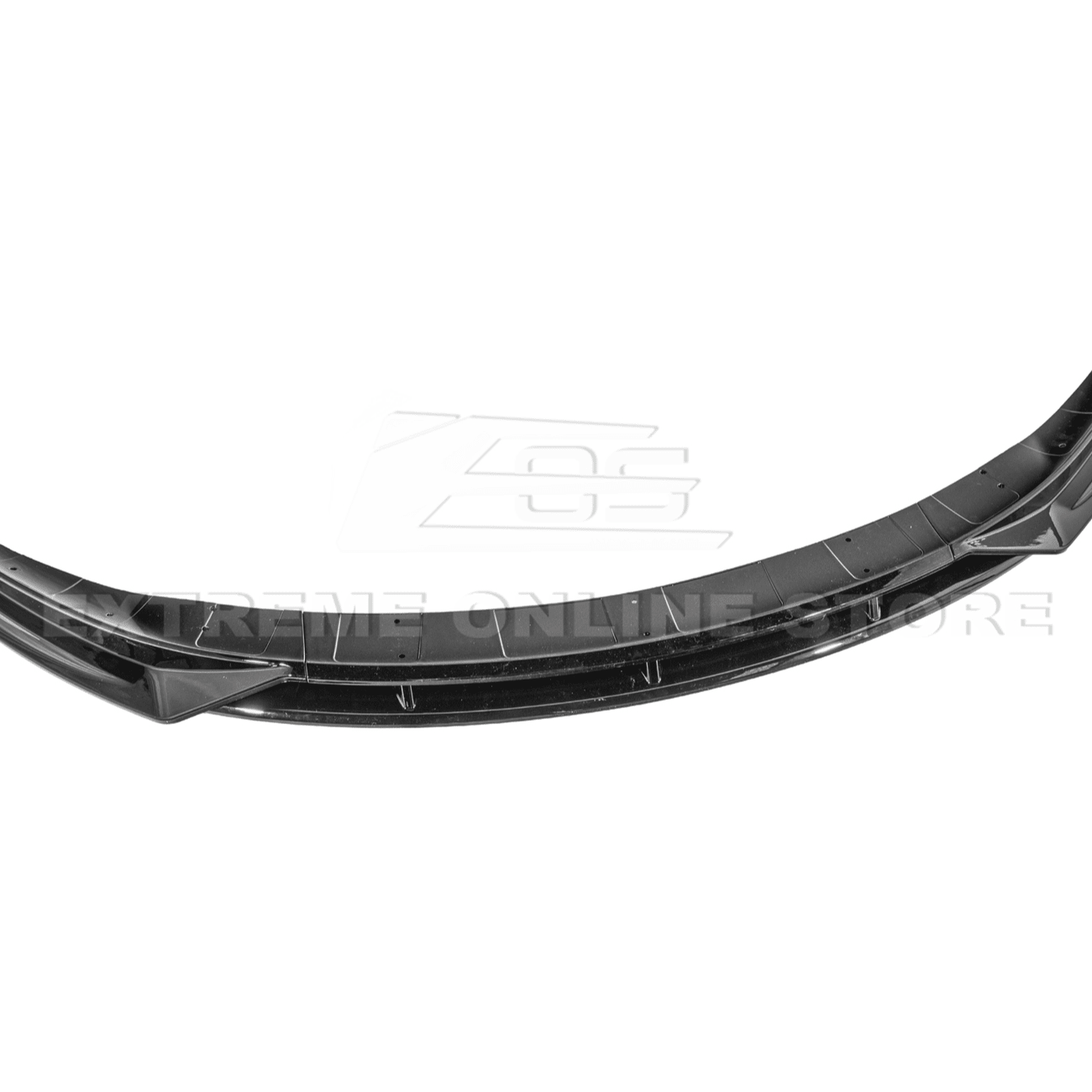 Tesla Model 3 Highland Track Style Gloss Black Front Lip Splitter 2024-Up