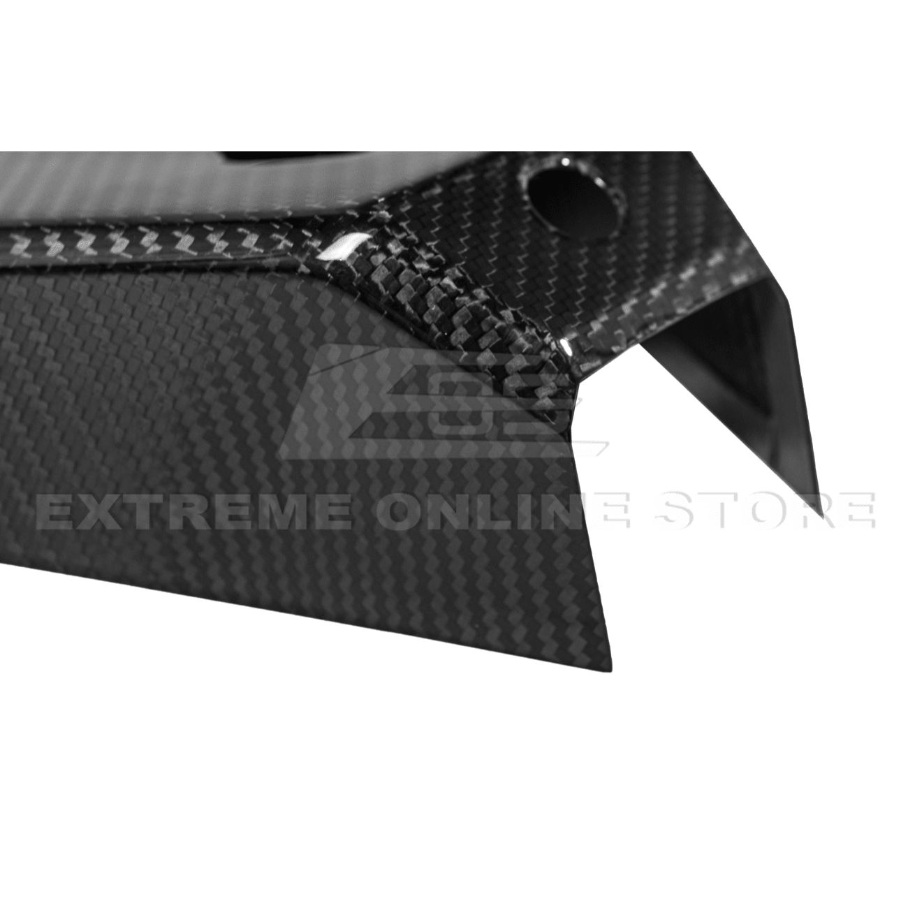 Tesla Cybertruck Factory Style Dry Carbon Fiber Rear View Mirror Upper Cover 2024-Up
