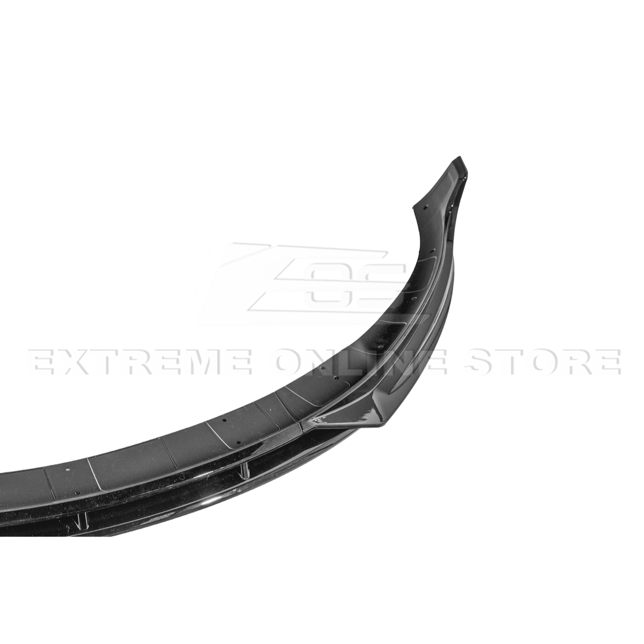 Tesla Model 3 Highland Track Style Gloss Black Front Lip Splitter 2024-Up