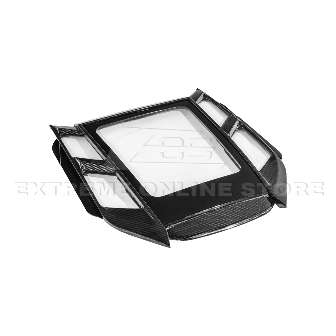 Chevrolet Corvette C8 Convertible EOS Performance Style Carbon Flash Rear Hatch Upper HTC Tonneau Window Inserts 2020-Present