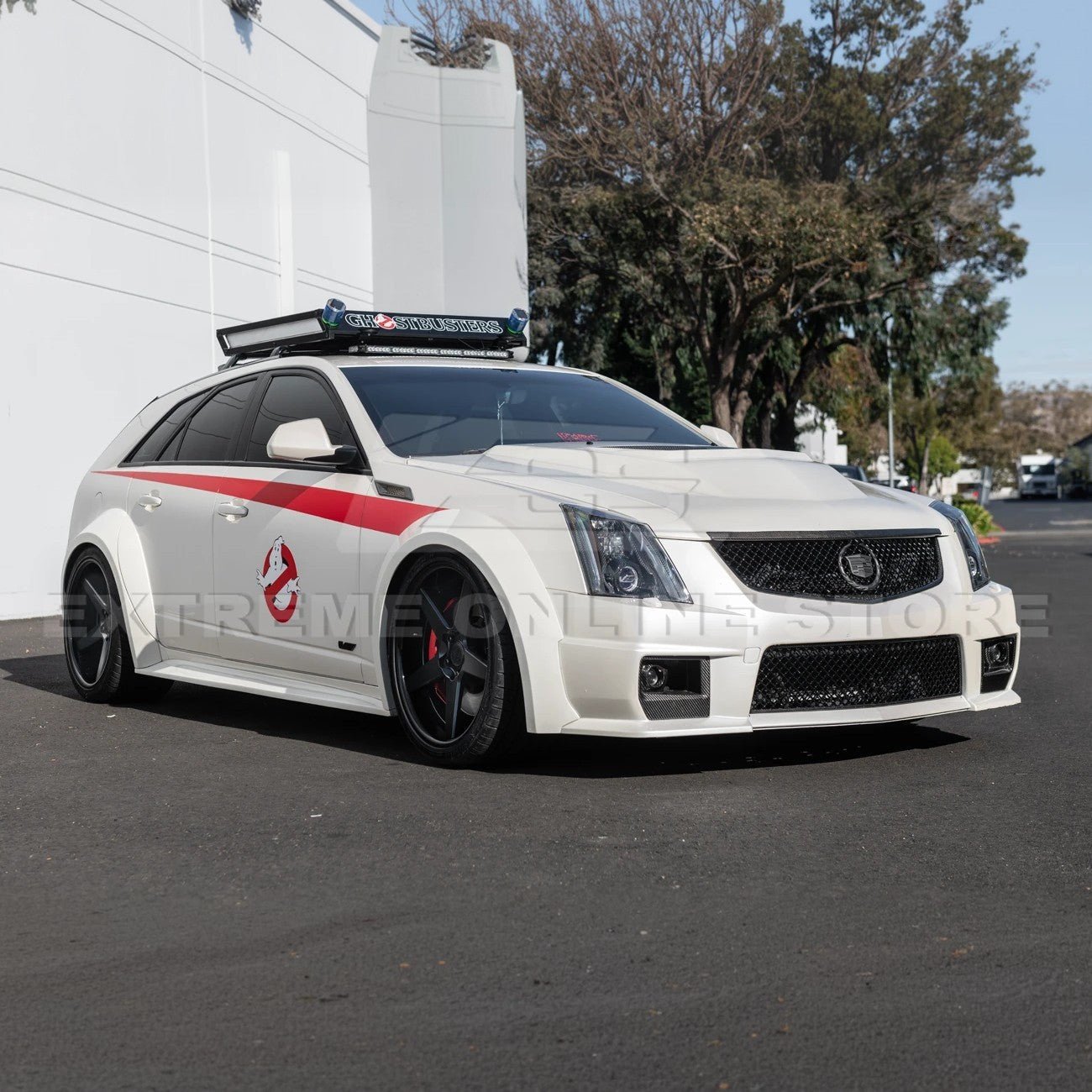 Cadillac CTS-V Sigma II Carbon Package Style Dry Carbon Fiber Front Fog Light Covers 2009-2015