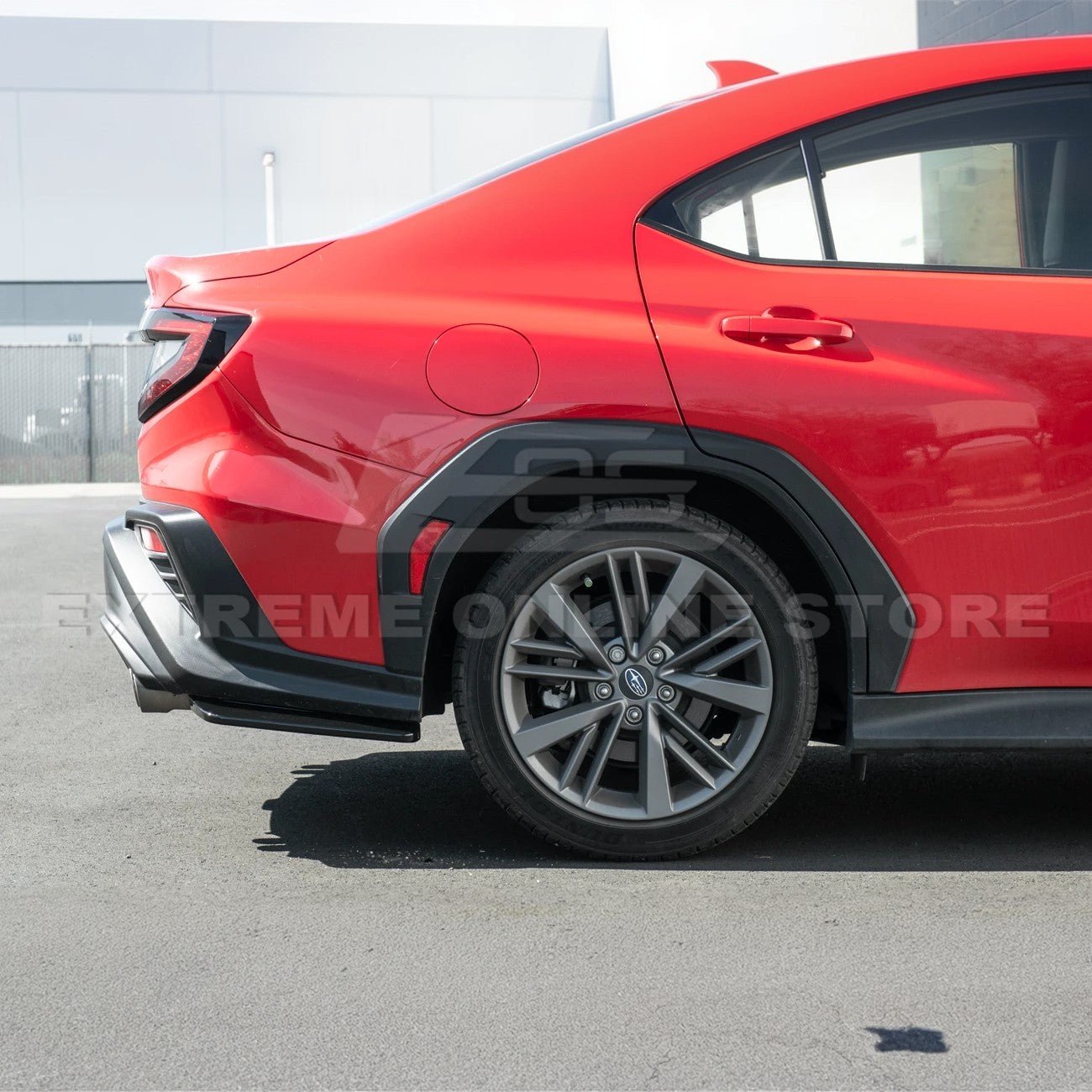 Subaru WRX VB Performance Style Matte Gloss Carbon Rear Bumper Apron Lip Splitter 2022-Up