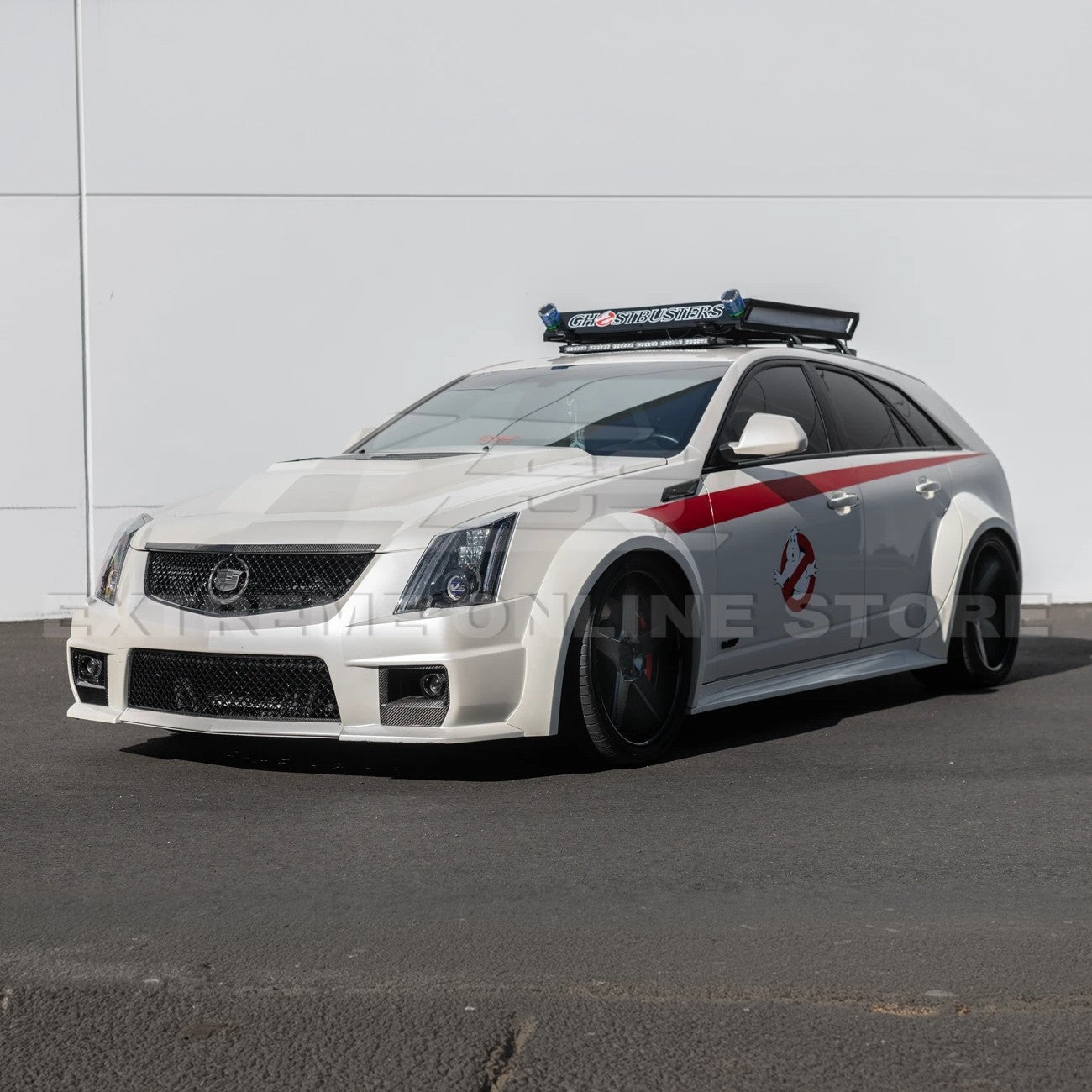 Cadillac CTS-V Sigma II Carbon Package Style Dry Carbon Fiber Front Fog Light Covers 2009-2015