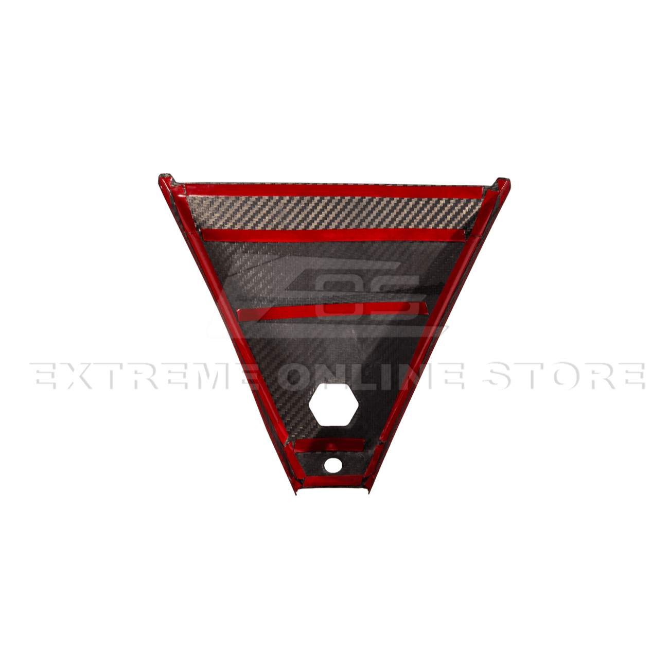 Tesla Cybertruck Factory Style Dry Carbon Fiber Rear View Mirror Upper Cover 2024-Up