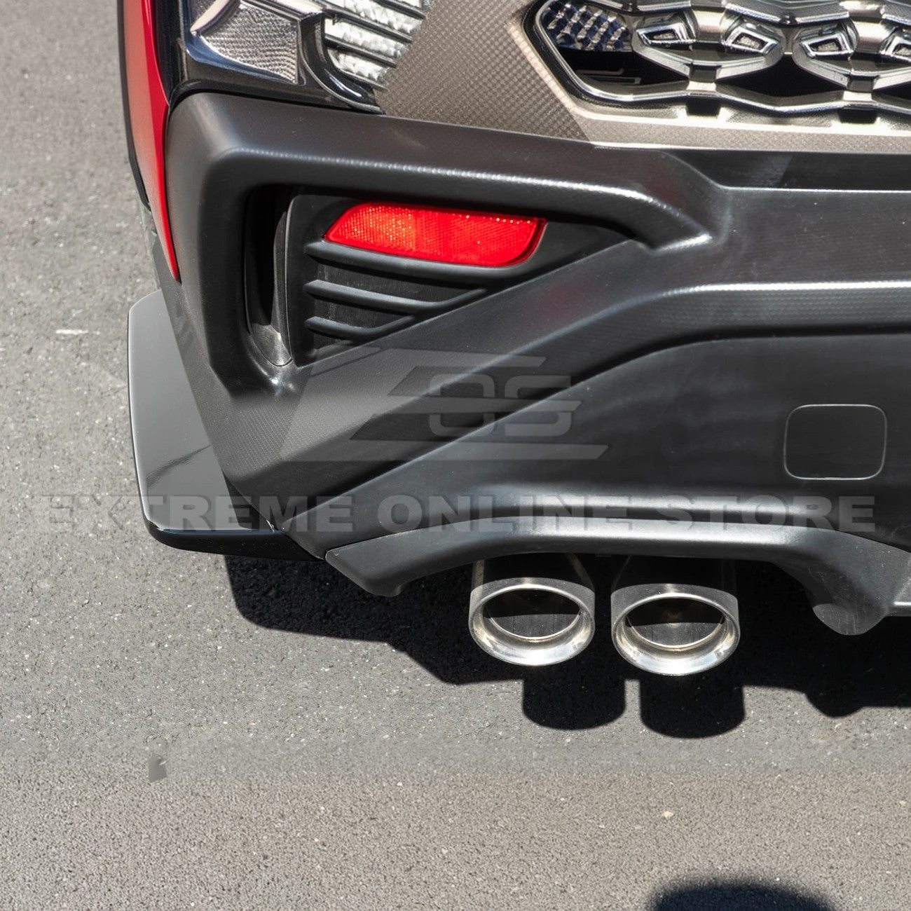 Subaru WRX VB Performance Style Matte Gloss Carbon Rear Bumper Apron Lip Splitter 2022-Up