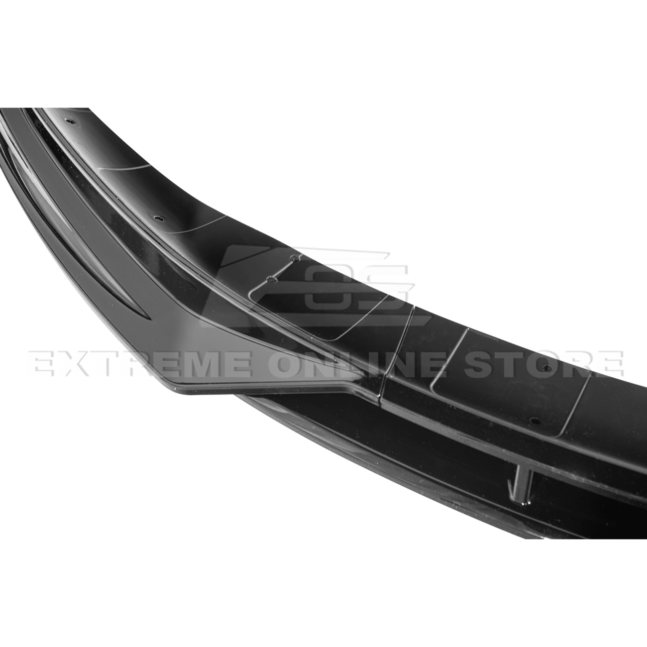 Tesla Model 3 Highland Track Style Gloss Black Front Lip Splitter 2024-Up