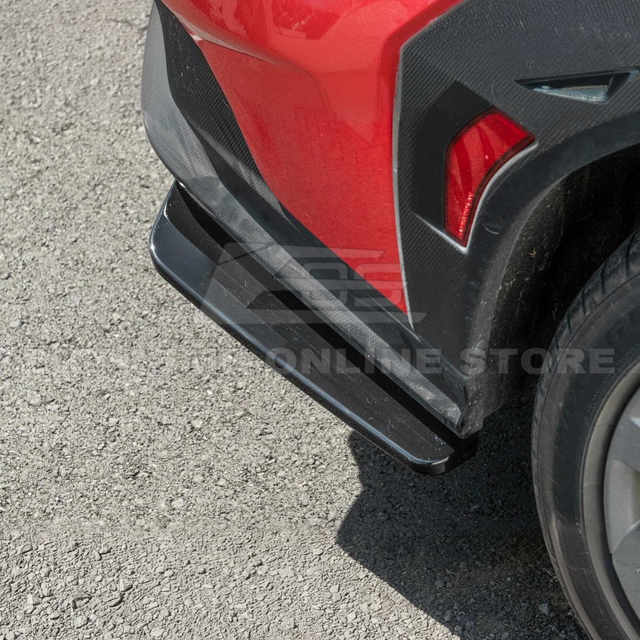 Subaru WRX VB Performance Style Matte Gloss Carbon Rear Bumper Apron Lip Splitter 2022-Up