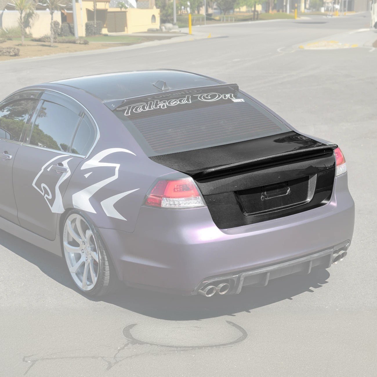 Pontiac G8 Sedan Carbon Fiber Rear Trunk w/ Integrated Spoiler 2008-2009