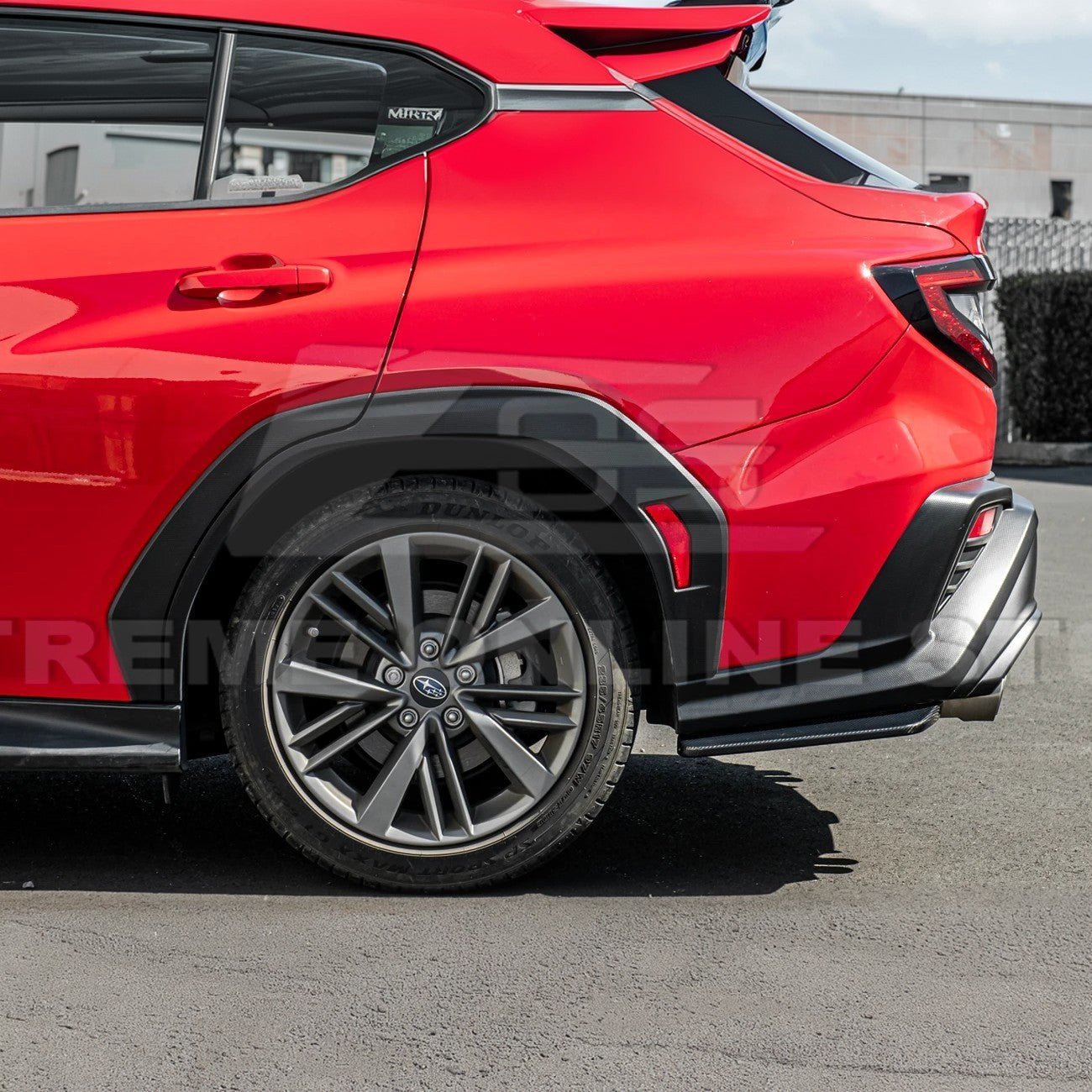 Subaru WRX VB Performance Style Matte Gloss Carbon Rear Bumper Apron Lip Splitter 2022-Up