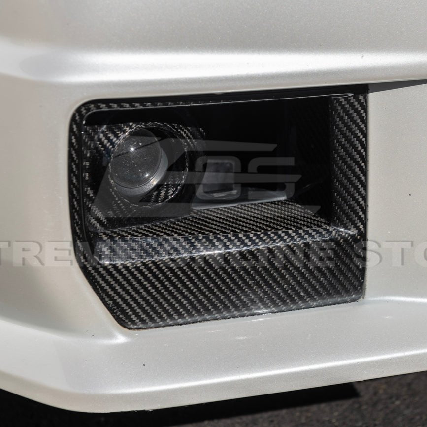 Cadillac CTS-V Sigma II Carbon Package Style Dry Carbon Fiber Front Fog Light Covers 2009-2015