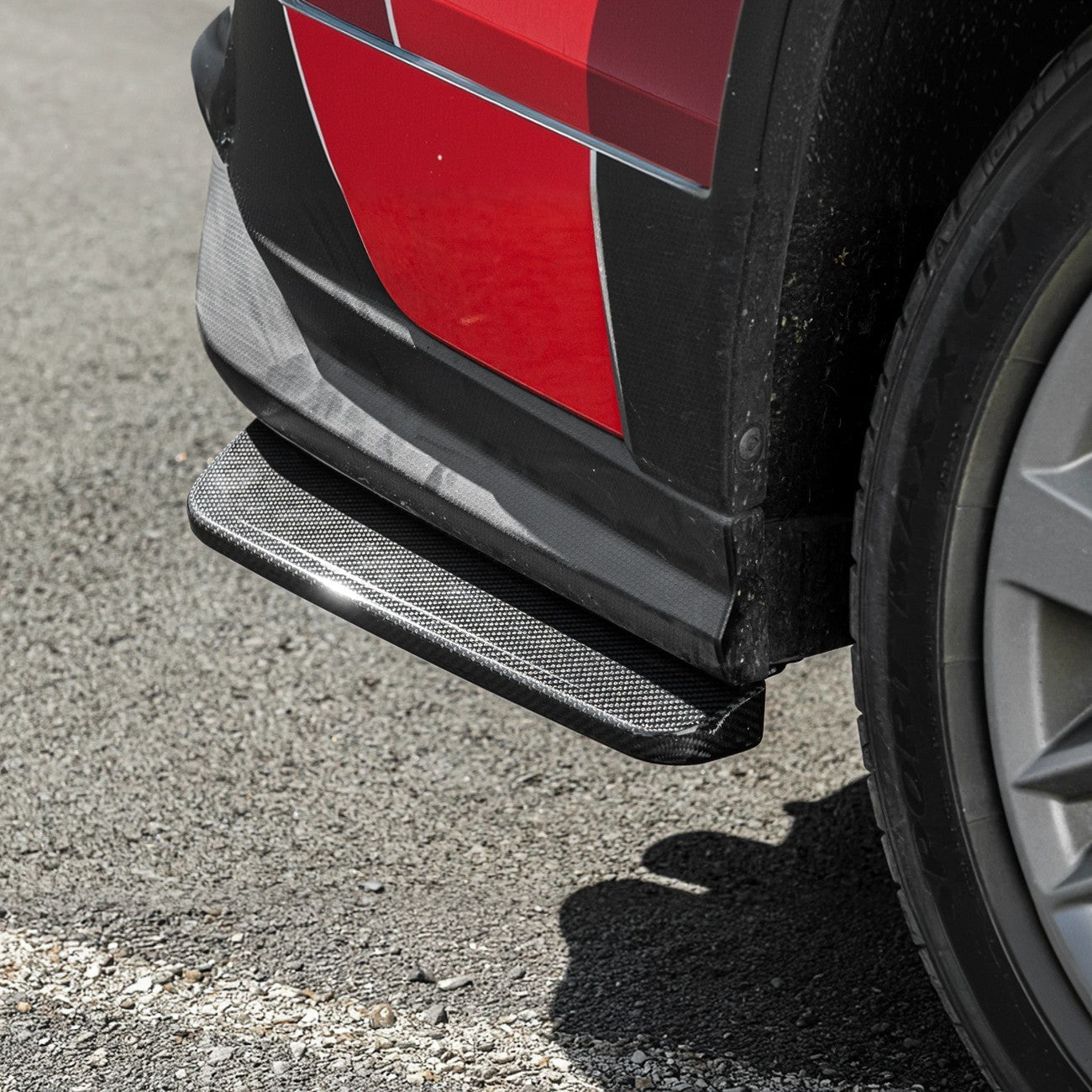 Subaru WRX VB Performance Style Matte Gloss Carbon Rear Bumper Apron Lip Splitter 2022-Up
