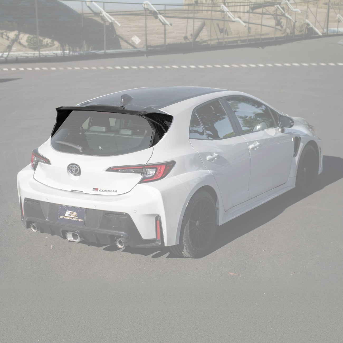 Toyota Corolla Hatchback GR Corolla CE Style Rear Roof Wing Spoiler 2019-2024