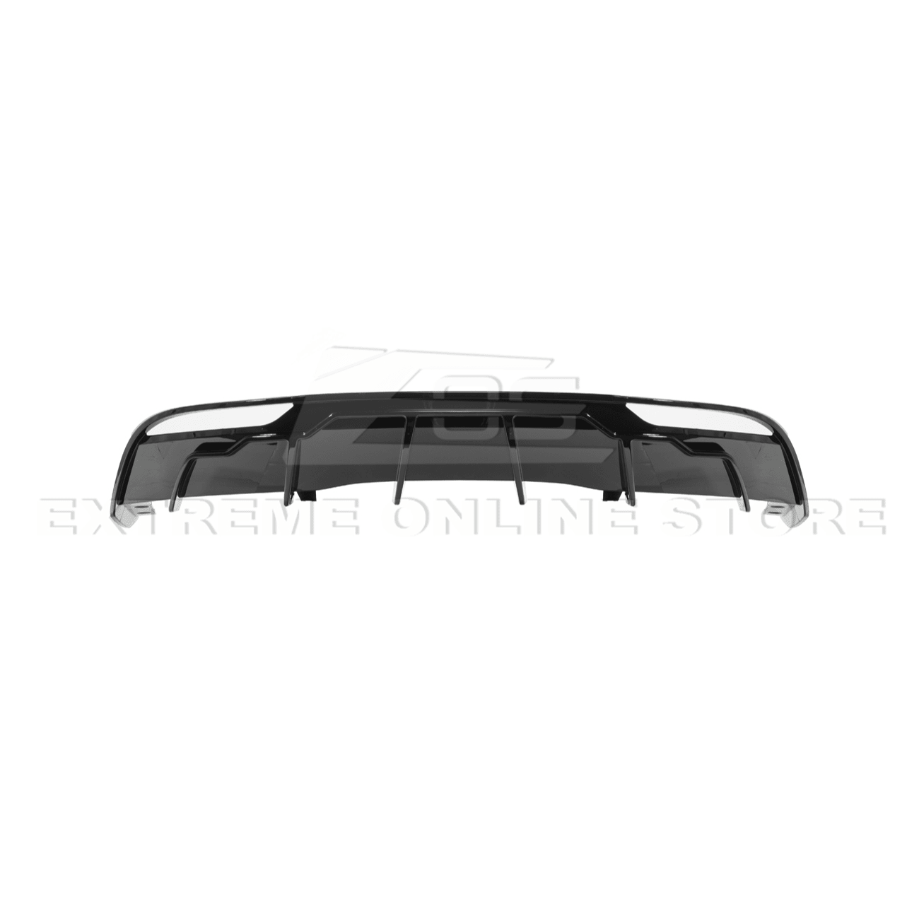 Tesla Model 3 Highland Track Style Gloss Black Rear Bumper Diffuser Lip 2024-Up