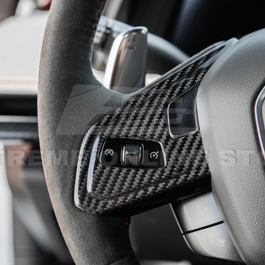 Chevrolet Corvette C8 Factory Style Carbon Fiber Steering Wheel Trim Cover 2020-Up