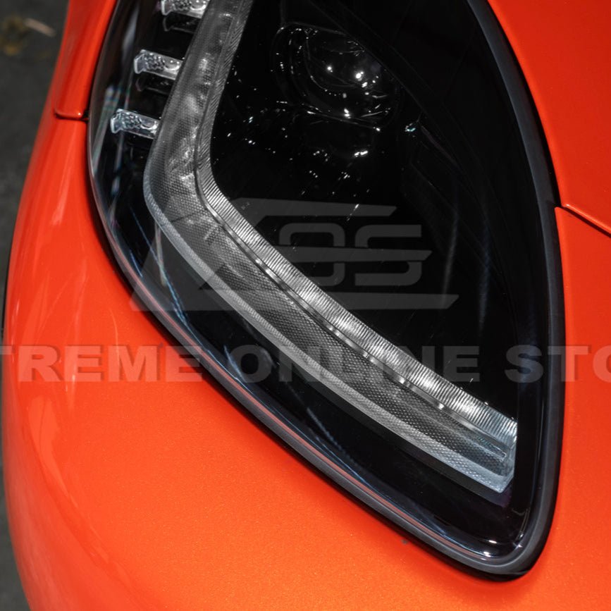 Corvette C6 C7 Style Projector LED Sequential Signal Turn Headlights 2005-2013