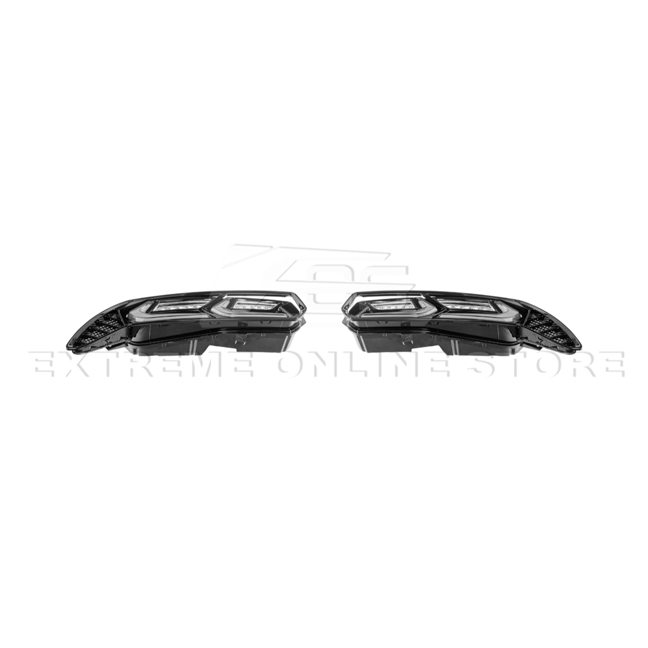 Chevrolet Corvette C7 GM Factory Style Smoke Clear Lens Rear Taillight 2014-2019
