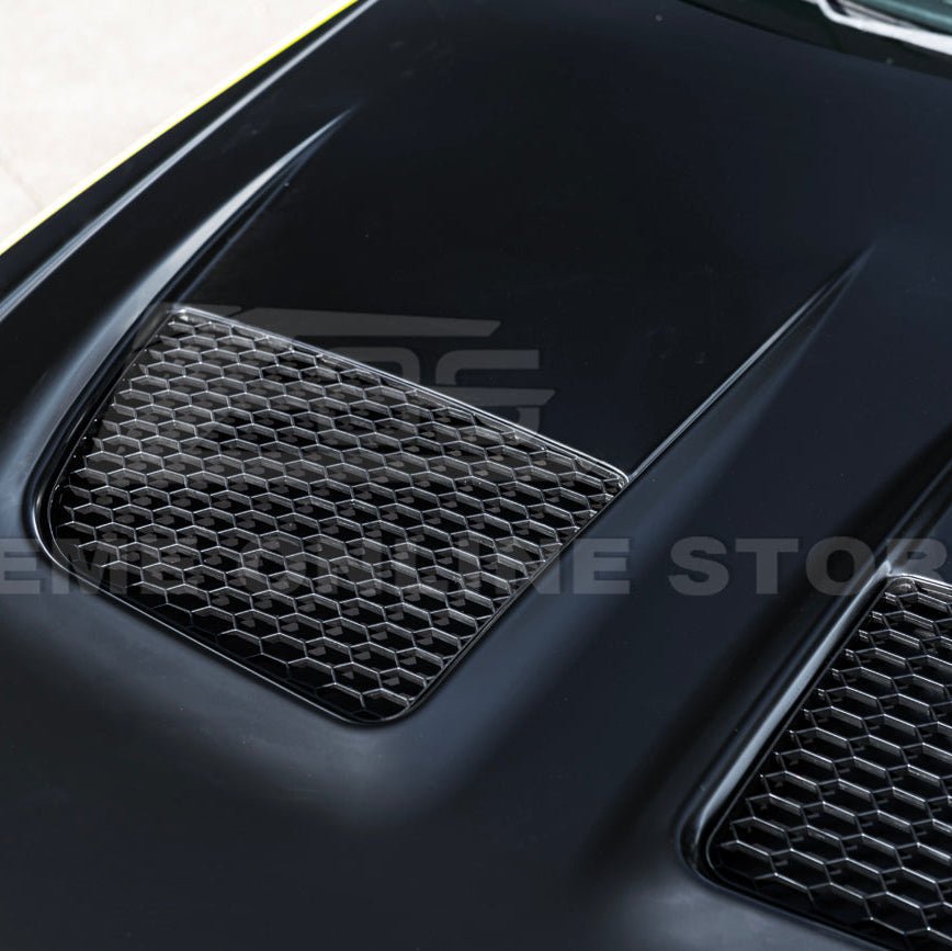 Mustang S550 S650 GTD Style Aluminum Front Hood Vented Cover 2015-2017