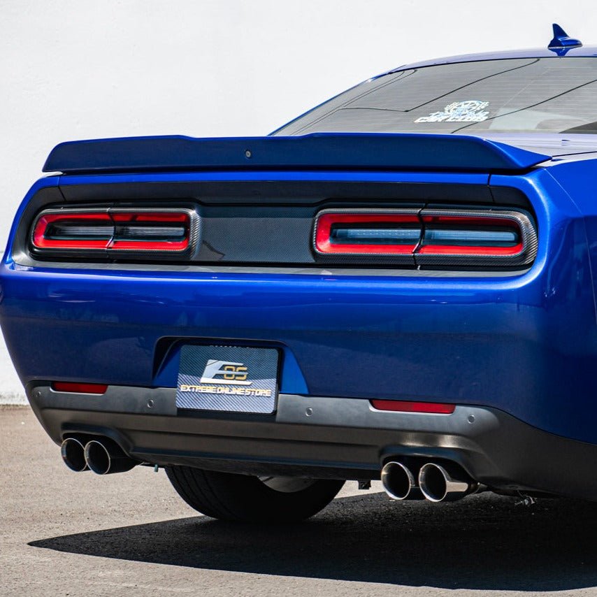 Dodge Challenger Carbon Fiber Rear Taillight Bezel Cover 2015-2023
