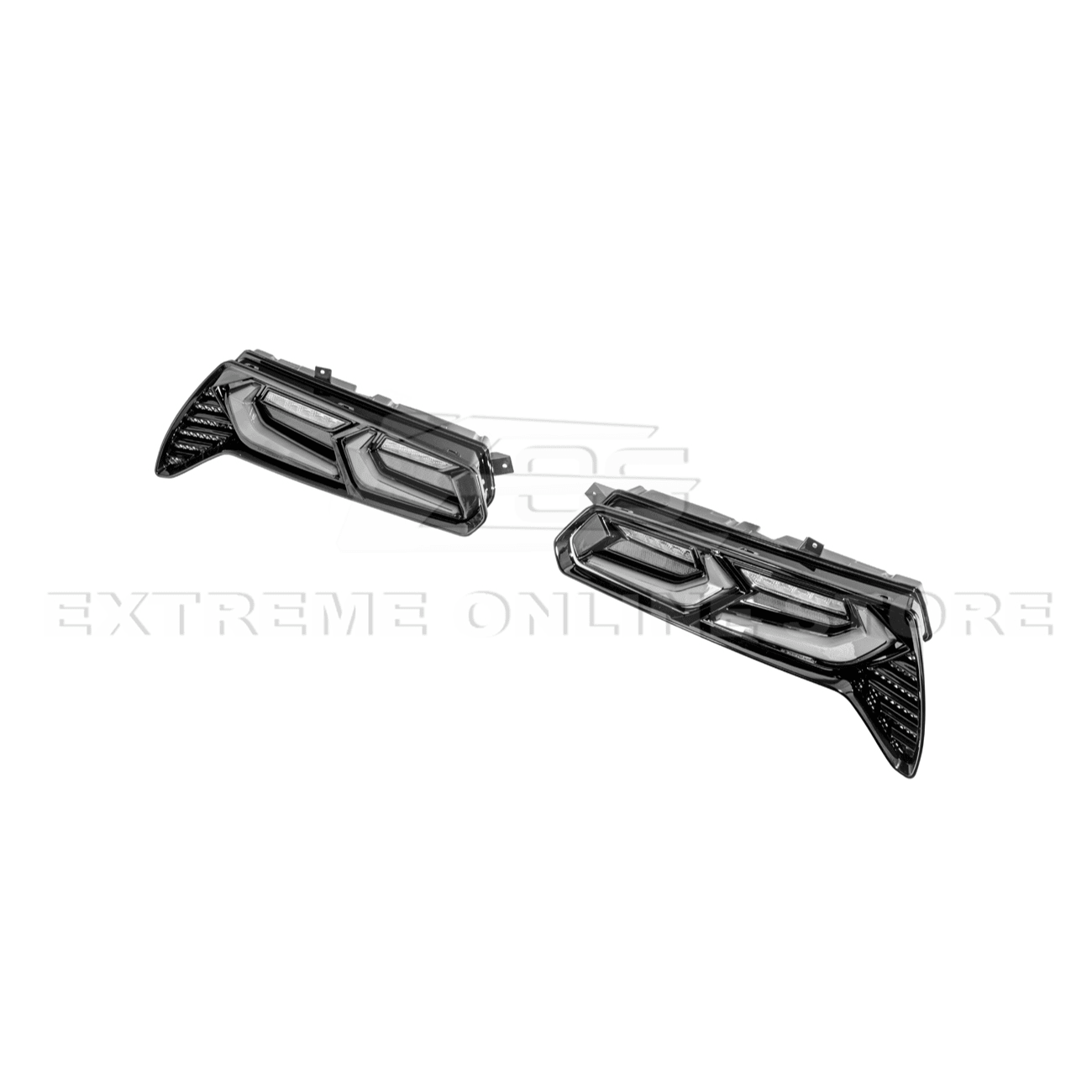 Chevrolet Corvette C7 GM Factory Style Smoke Clear Lens Rear Taillight 2014-2019