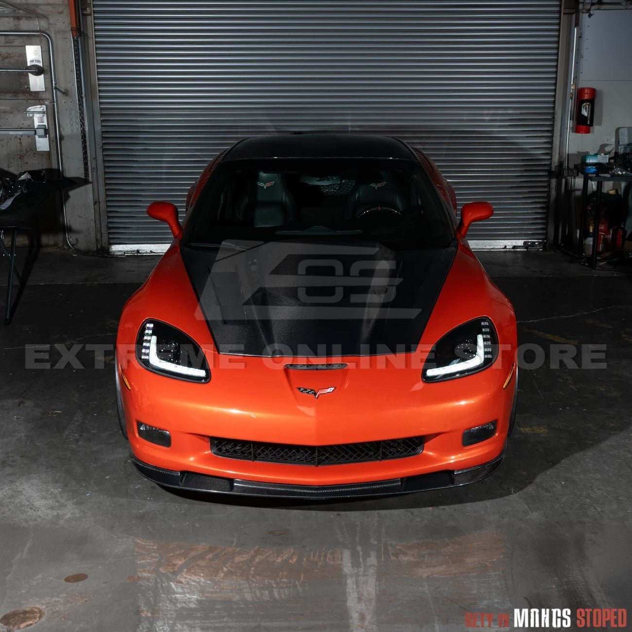 Corvette C6 C7 Style Projector LED Sequential Signal Turn Headlights 2005-2013