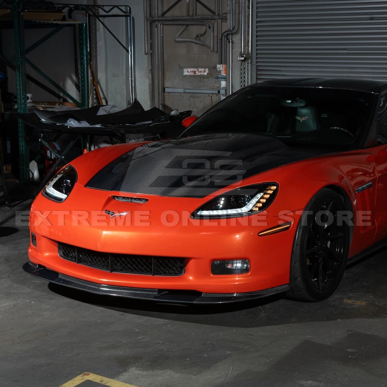 Corvette C6 C7 Style Projector LED Sequential Signal Turn Headlights 2005-2013