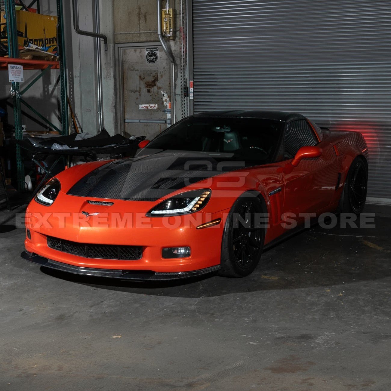 Corvette C6 C7 Style Projector LED Sequential Signal Turn Headlights 2005-2013