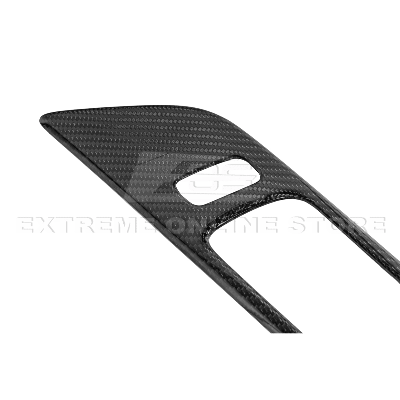 Ford Mustang S550 Factory Style Dry Carbon Fiber Door Handle Panel Cover 2015-2023