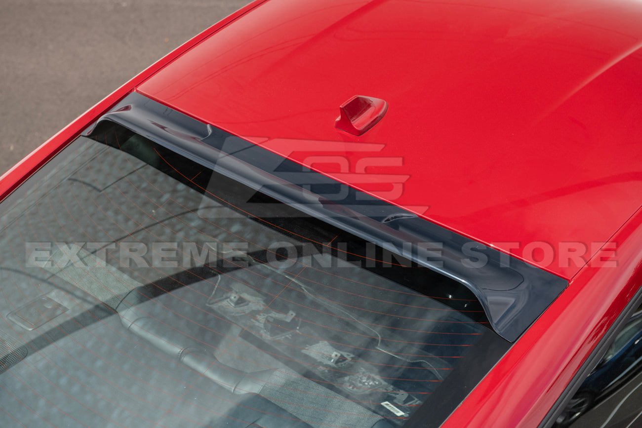 Ford Mustang S650 EOS Style Tinted Black Rear Roof Window Visor 2024-Up