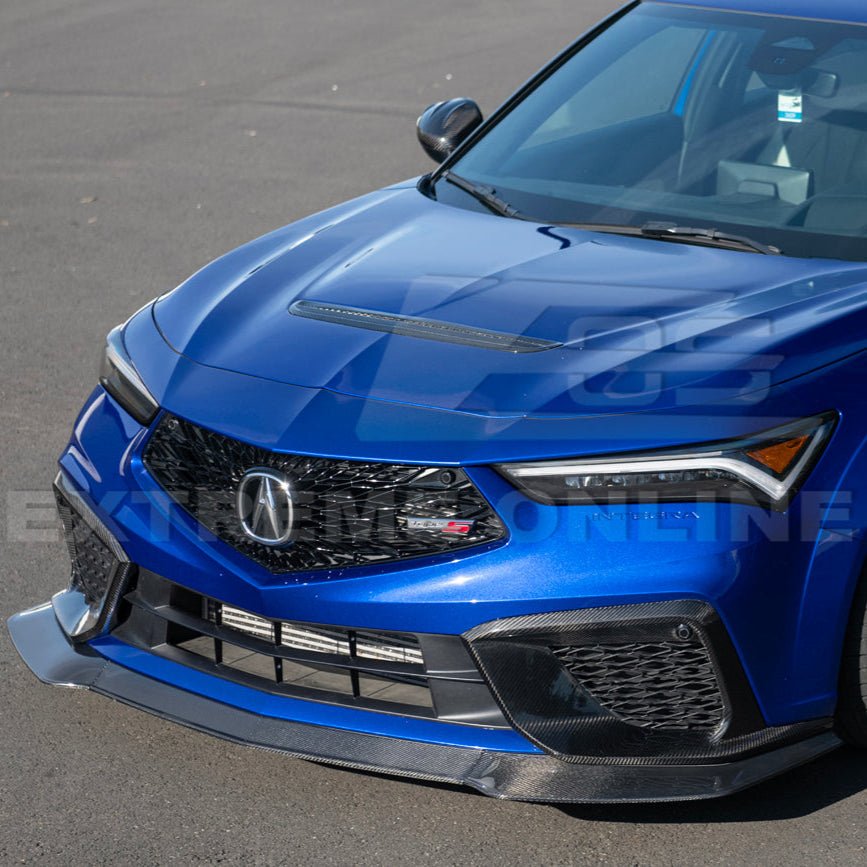 Acura Integra DE5 EOS Performance Style Matte Gloss Carbon Fiber Front Lip Splitter 2024-Up