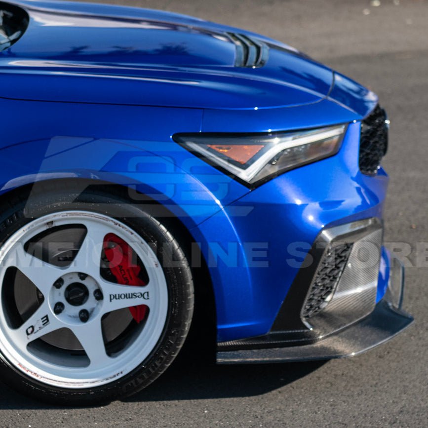 Acura Integra DE5 EOS Performance Style Matte Gloss Carbon Fiber Front Lip Splitter 2024-Up