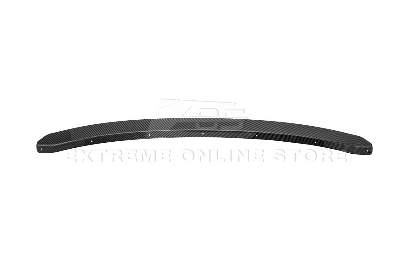 Ford Mustang S650 GT Performance Style Rear Gurney Flap Spoiler Matte Black Carbon Finish 2024-Up