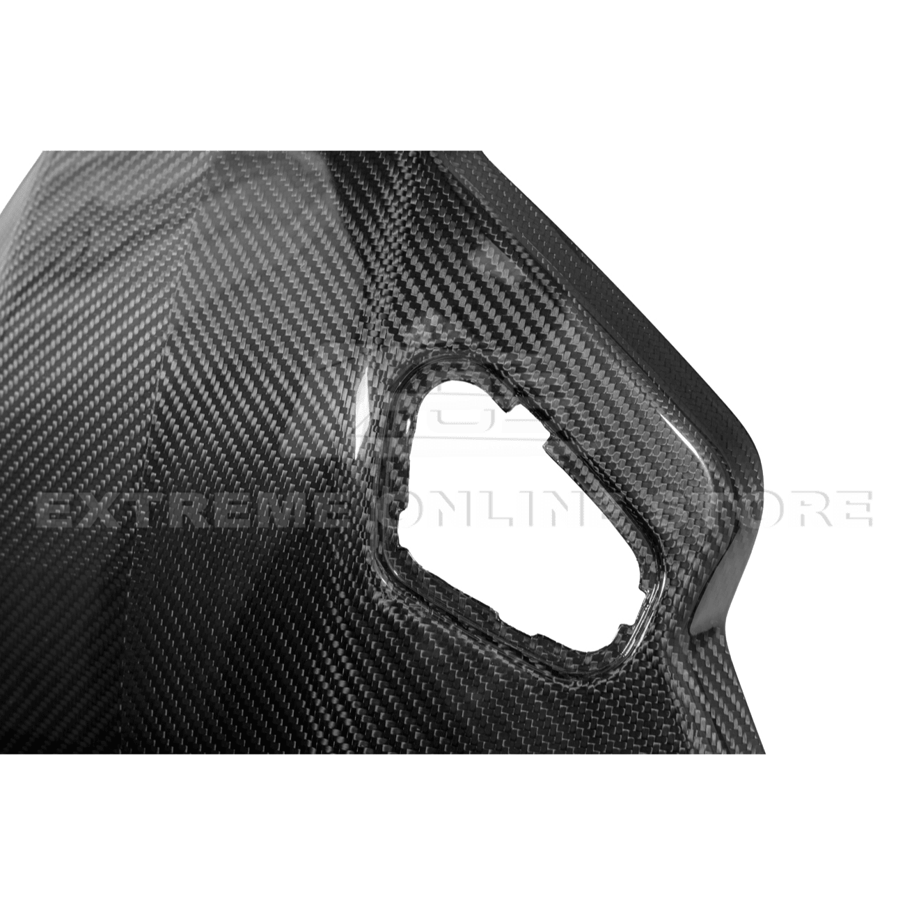 Cadillac CTS-V ATS-V Blackwing Style Dry Carbon Fiber Seat Back Cover Set 2016-2019