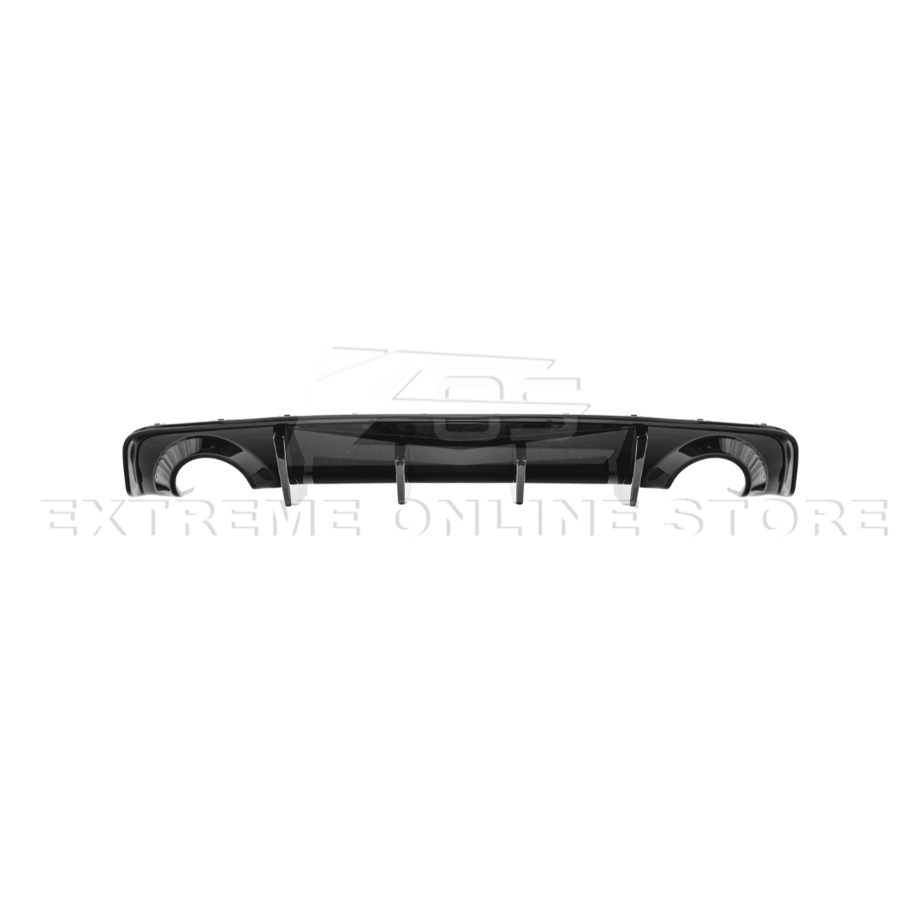 Dodge Charger Widebody SRT Performance Style Matte Gloss Black Rear Bumper Exhaust Diffuser 2020-Up