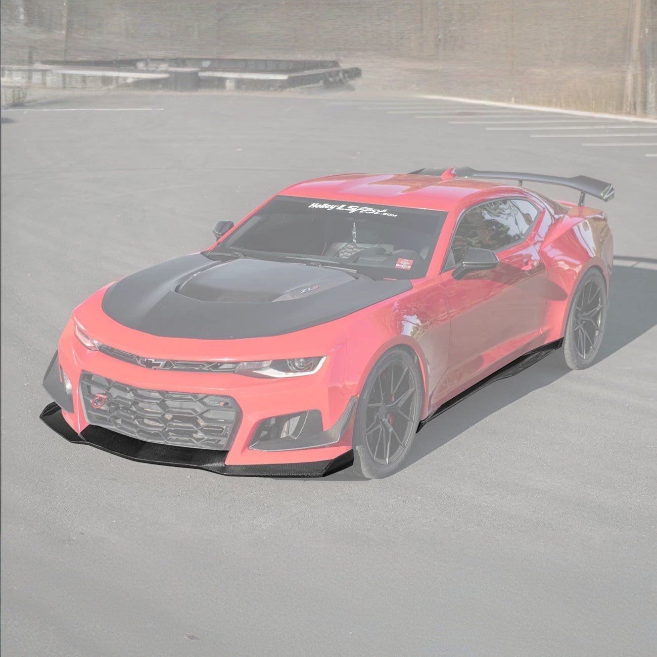 Chevrolet Camaro ZL1 1LE Style Carbon Fiber Front Lip Splitter Side Skirts Aero Kit 2016-2024