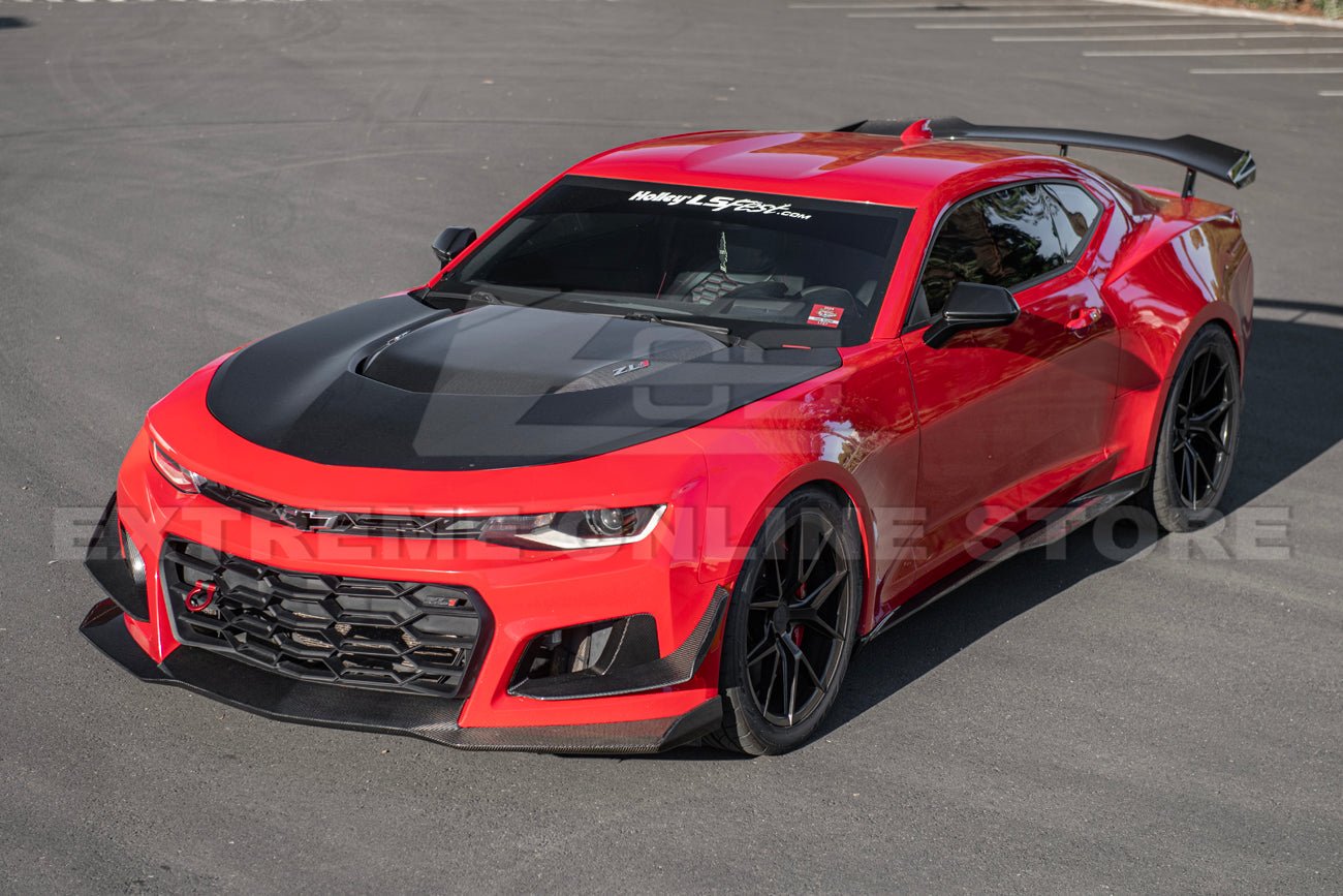 Chevrolet Camaro ZL1 ZL1 1LE Factory Style Carbon Fiber Side Skirts Rocker Panels 2016-2024
