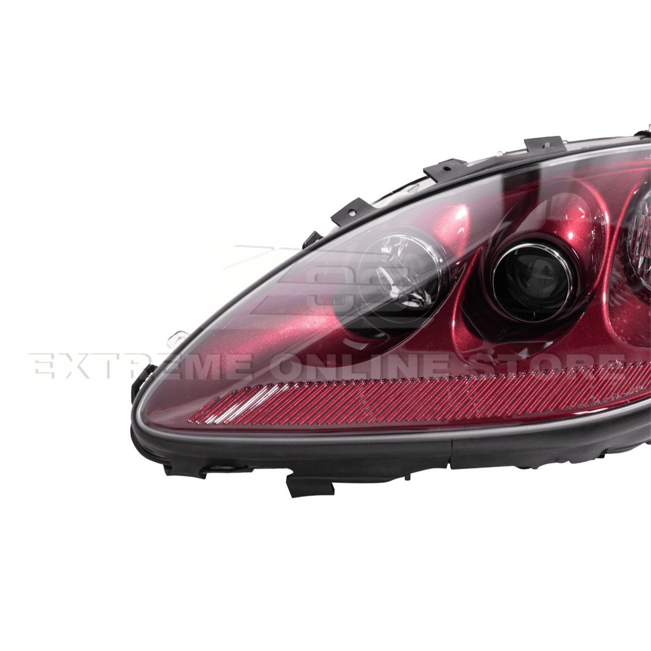 Chevrolet Corvette C6 OEM Style Clear Lens Painted Housing HID Headlights 2005-2013