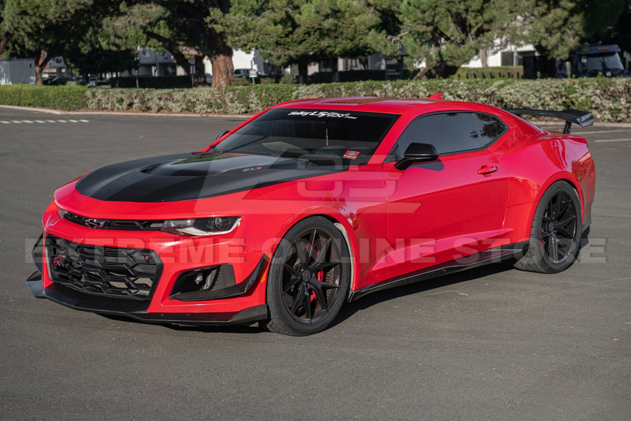Chevrolet Camaro ZL1 ZL1 1LE Factory Style Carbon Fiber Side Skirts Rocker Panels 2016-2024
