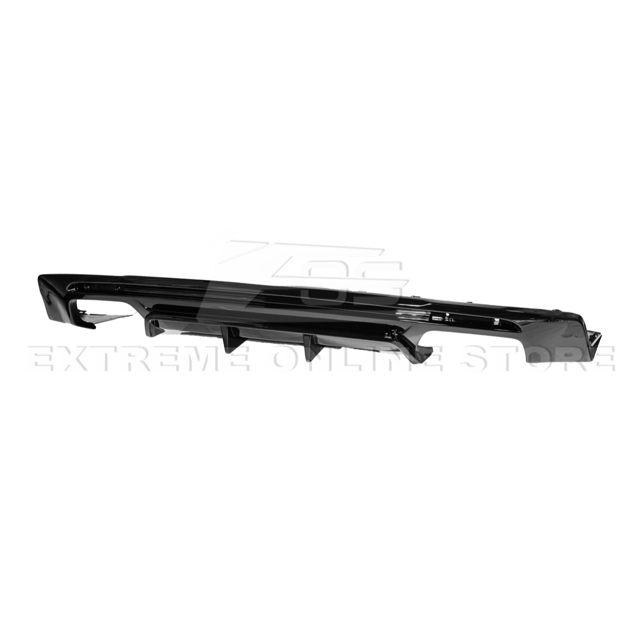 Chevrolet Camaro 6th Gen ZL1 Style Gloss Black Matte Black Rear Quad Exit Diffuser 2016-Up