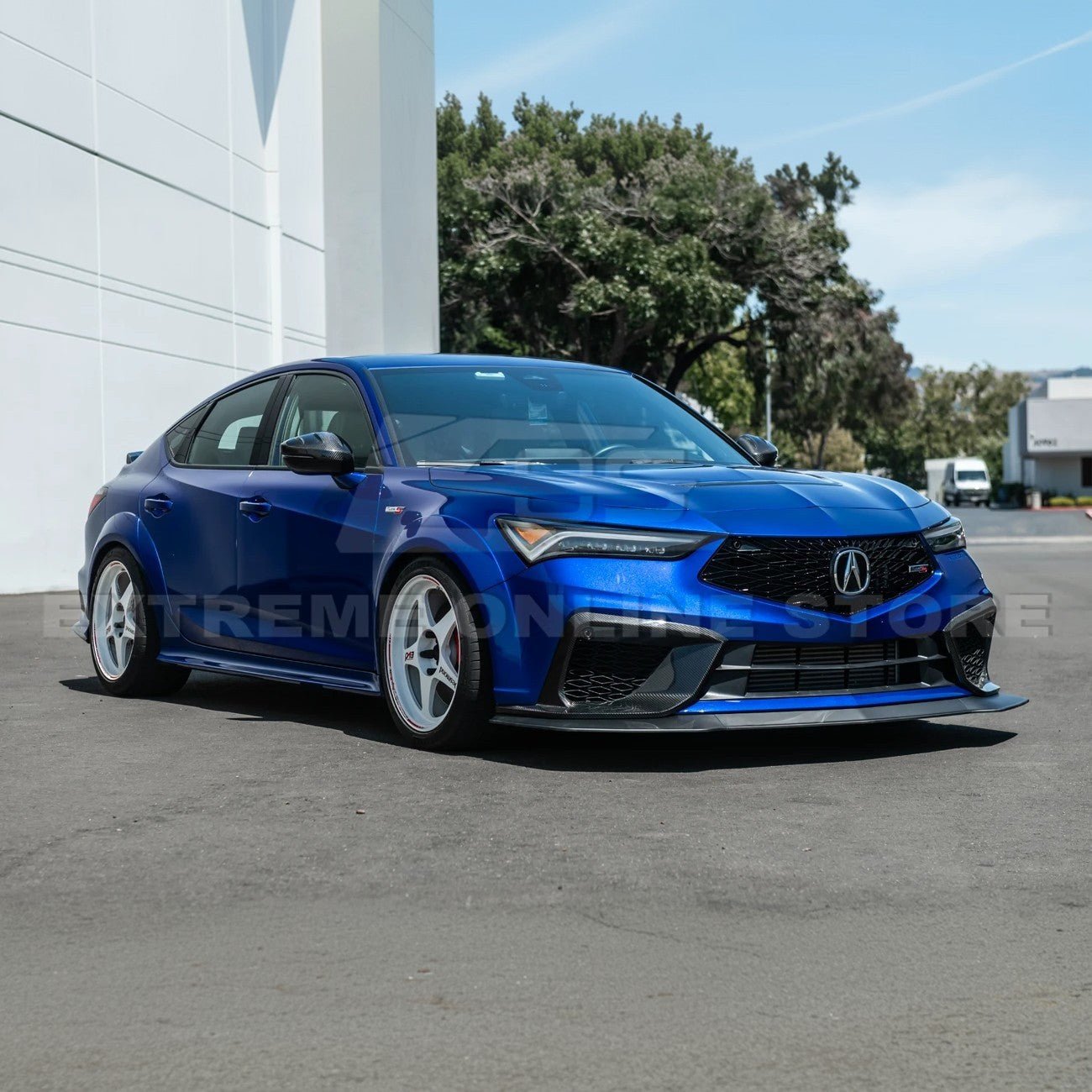 Acura Integra DE5 EOS Performance Style Matte Gloss Carbon Fiber Front Lip Splitter 2024-Up