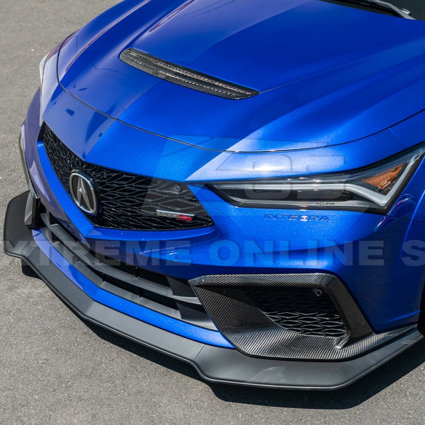 Acura Integra DE5 EOS Performance Style Matte Gloss Carbon Fiber Front Lip Splitter 2024-Up