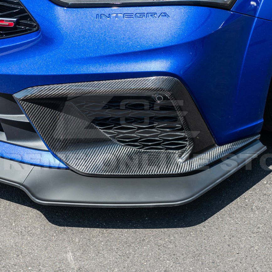 Acura Integra DE5 EOS Performance Style Matte Gloss Carbon Fiber Front Lip Splitter 2024-Up