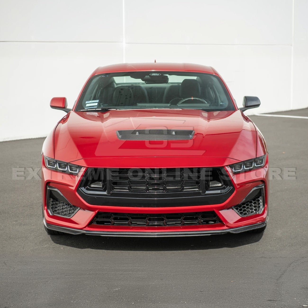 Ford Mustang S650 EOS Performance Dry Carbon Fiber Front Hood Vent Insert Cover 2024-Present