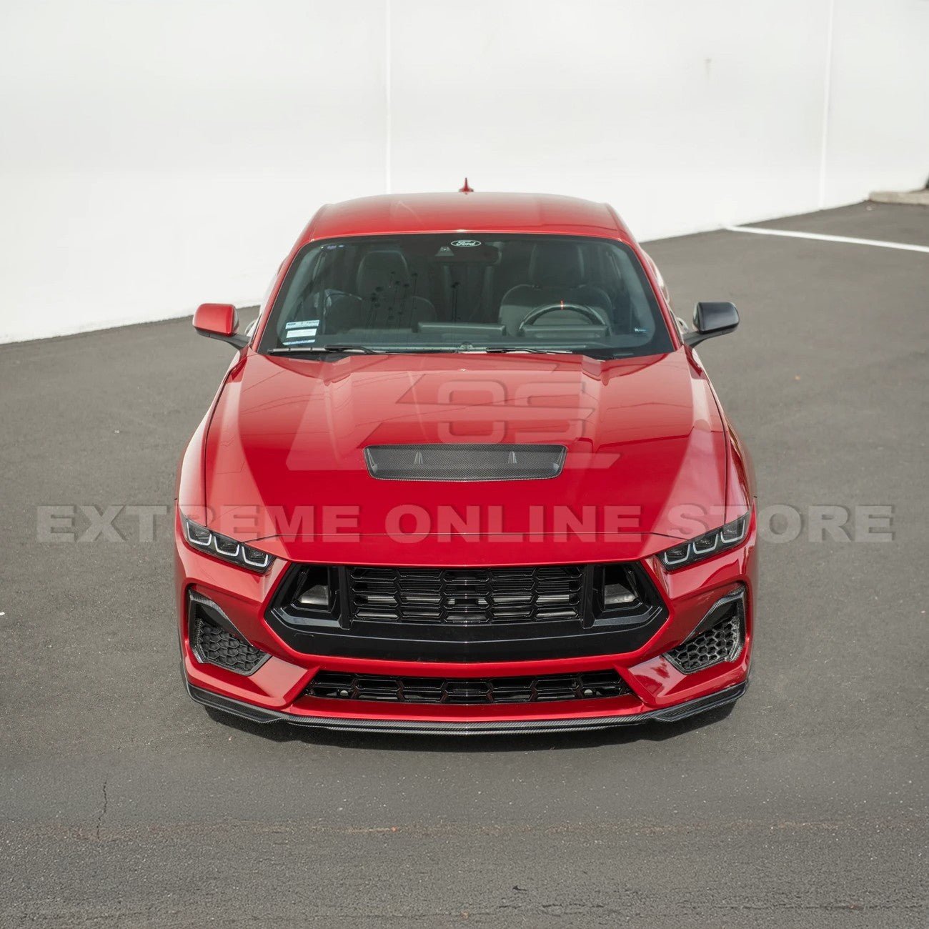 Ford Mustang S650 EOS Performance Dry Carbon Fiber Front Hood Vent Insert Cover 2024-Present