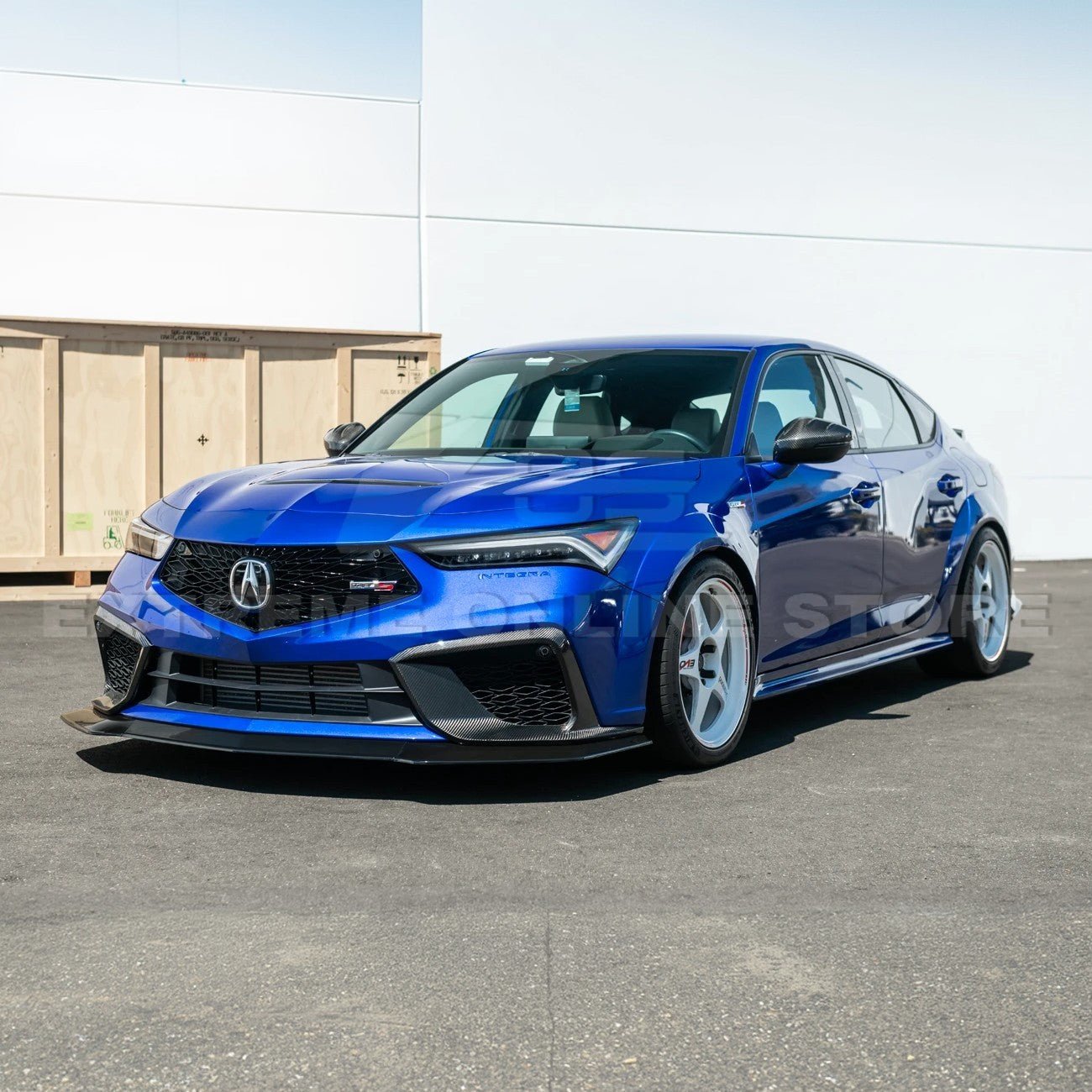 Acura Integra DE5 EOS Performance Style Matte Gloss Carbon Fiber Front Lip Splitter 2024-Up