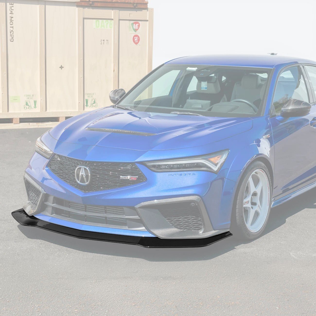 Acura Integra DE5 EOS Performance Style Matte Gloss Carbon Fiber Front Lip Splitter 2024-Up