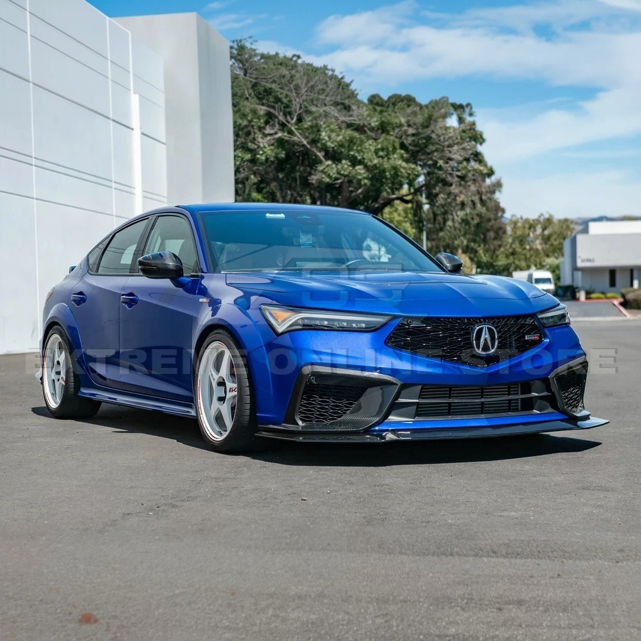 Acura Integra DE5 EOS Performance Style Matte Gloss Carbon Fiber Front Lip Splitter 2024-Up